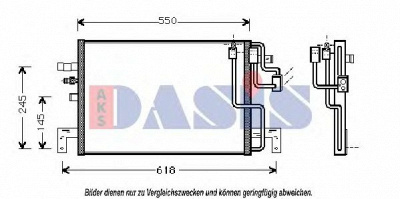 AKS DASIS 192000n -  Конденсатор, кондиционер